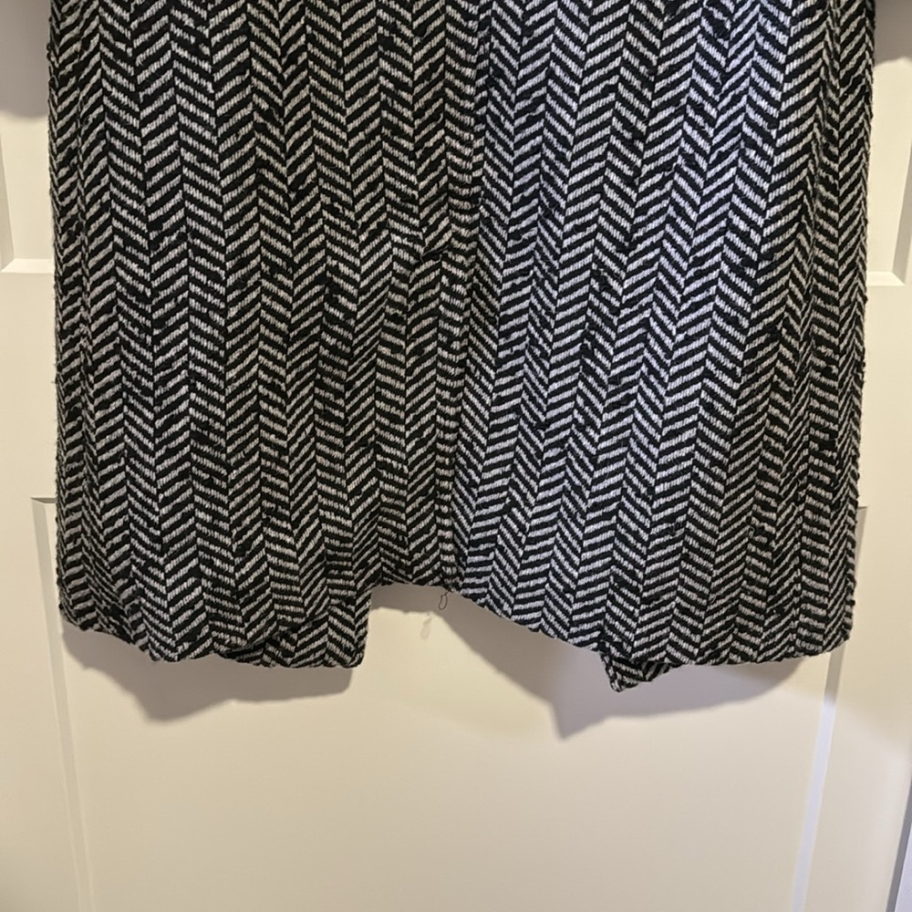 Anine Bing Elodie Herringbone Tweed Long Overcoat - Picture 14 of 14